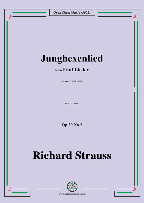 Richard Strauss-Junghexenlied