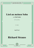 Richard Strauss-Lied an meinen Sohn,Op.39 No.5