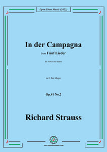 Richard Strauss-In der Campagna,Op.41 No.2