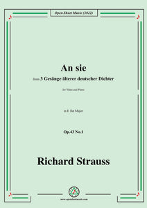 Richard Strauss-An sie,Op.43 No.1