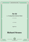 Richard Strauss-An sie,Op.43 No.1