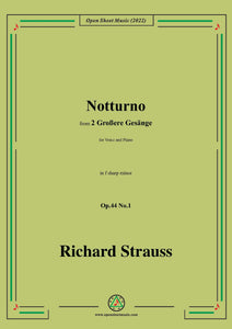 Richard Strauss-Notturno,Op.44 No.1