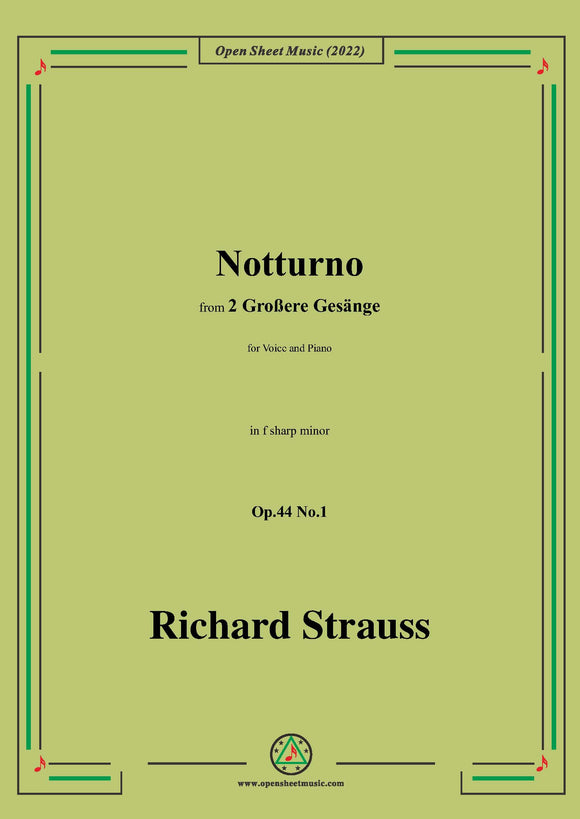 Richard Strauss-Notturno,Op.44 No.1