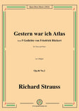 Richard Strauss-Gestern war ich Atlas