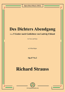 Richard Strauss-Des Dichters Abendgang