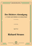 Richard Strauss-Des Dichters Abendgang