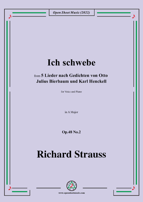 Richard Strauss-Ich schwebe