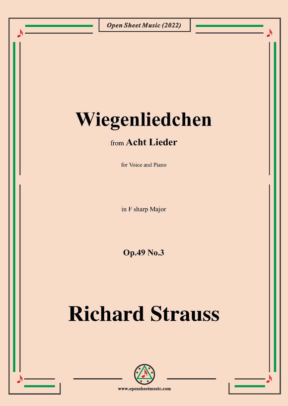 Richard Strauss-Wiegenliedchen