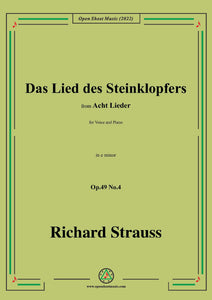 Richard Strauss-Das Lied des Steinklopfers