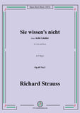 Richard Strauss-Sie wissen's nicht