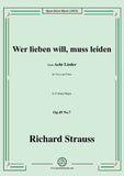 Richard Strauss-Wer lieben will,muß leiden