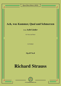 Richard Strauss-Ach,was Kummer,Qual und Schmerzen