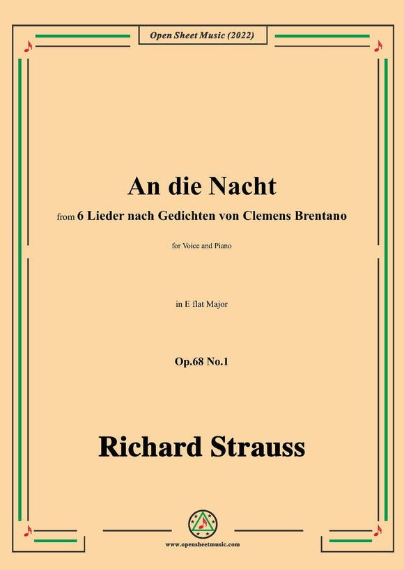 Richard Strauss-An die Nacht