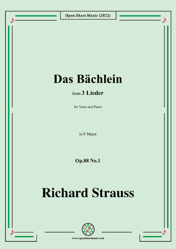 Richard Strauss-Das Bachlein