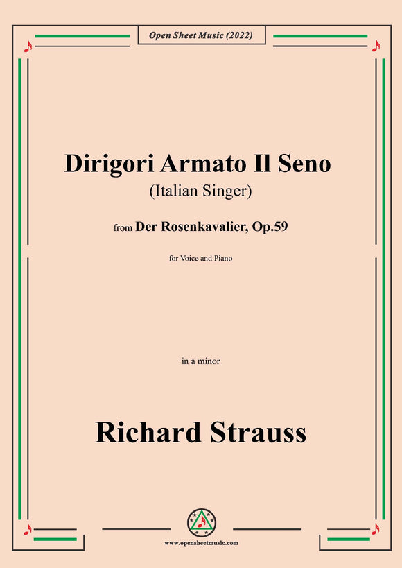 Richard Strauss-Dirigori Armato Il Seno