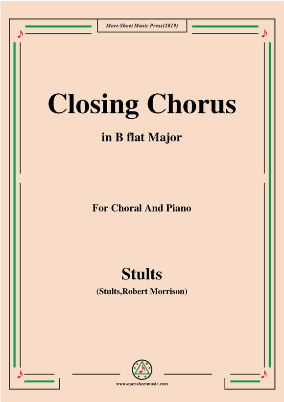 Stults-The Story of Christmas,No.11,Closing Chorus,Crown Him Lord of All,for Choral