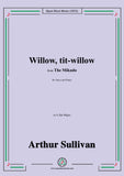 Sullivan-Willow,tit-willow(On a tree by a river),in A flat Major