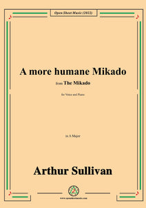 Sullivan-A more humane Mikado,in A Major