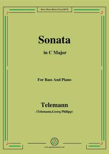 Telemann-Sonata,for Bass and Piano