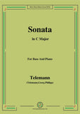 Telemann-Sonata,for Bass and Piano