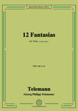 Telemann-12 Fantasias,TWV 40 No.2-No.13