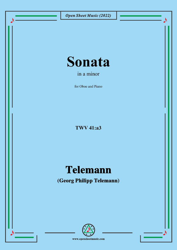 Telemann-Sonata,in a minor,TWV 41:a3