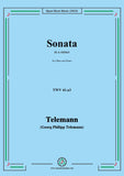 Telemann-Sonata,in a minor,TWV 41:a3
