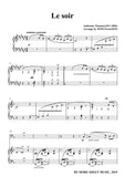 Thomas-Le soir, for Cello and Piano