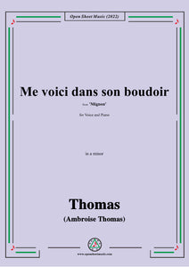 Thomas-Me voici dans son boudoir,from Mignon