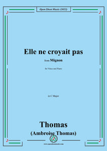 Thomas-Elle ne croyait pas