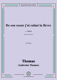 Thomas-De son coeur j'ai calmé la fièvre