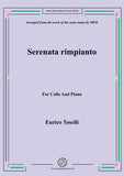 Toselli-Serenata rimpianto,for Cello and Piano