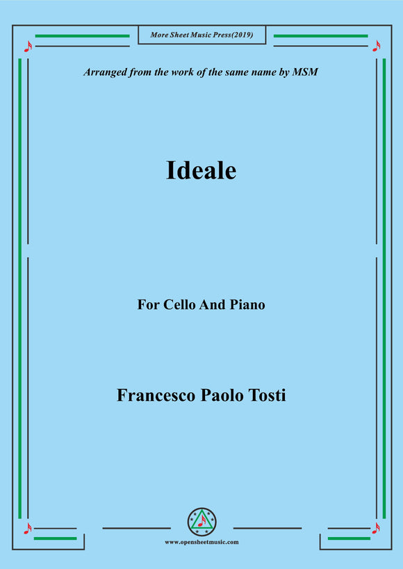 Tosti-Ideale, for Cello and Piano