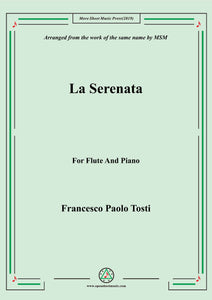 Tosti-La Serenata, for Flute and Piano