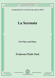 Tosti-La Serenata, for Flute and Piano
