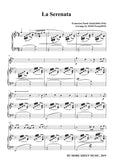 Tosti-La Serenata, for Flute and Piano
