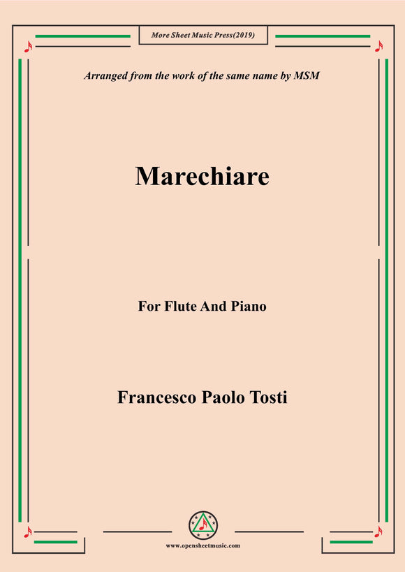 Tosti-Marechiare, for Flute and Piano