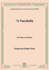 Tosti-'A Vucchella, for Flute and Piano