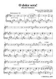 Tosti-O dolce sera!, for Violin and Piano