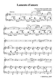 Tosti-Lamento d'amore, for Violin and Piano