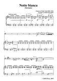 Tosti-Notte bianca, for Cello and Piano