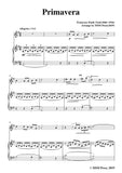 Tosti-Primavera, for Flute and Piano