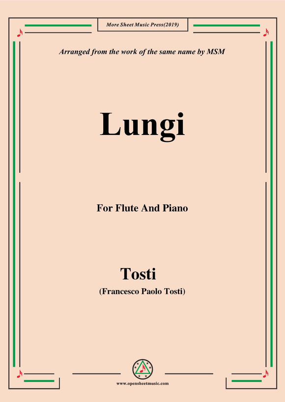 Tosti-Lungi, for Flute and Piano