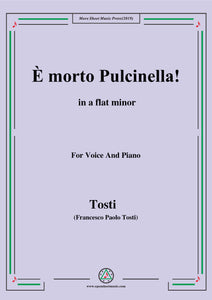 Tosti-È morto Pulcinella!