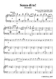 Tosti-Senza di te!, for Cello and Piano