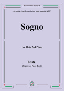 Tosti-Sogno, for Flute and Piano