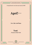 Tosti-Apri!, for Cello and Piano