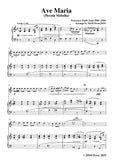 Tosti-Ave Maria, for Flute and Piano
