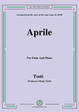 Tosti-Aprile, for Flute and PIano