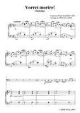 Tosti-Vorrei morire!, for Cello and Piano